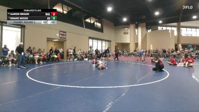 138 lbs Champ. Round 3 - Aaron Braud, Wrestling Academy Of Louisiana vs Drake Wood, Alpha Elite Academy