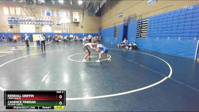 130lbs Cons. Round 5 - Kendall Griffin, Lakes (Girls) vs Cadence Fineran, McNary (Girls)