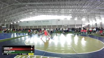 157 lbs Champ. Round 2 - Jason Lee, Springville vs Kole Dahlke, Marsh Valley