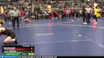 130 lbs Quarterfinal - Kalvin Hayes, The Best Wrestler vs Jack Johnson, Greater Heights Wrestling-AAA