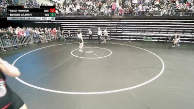 3A 170 lbs Cons. Round 3 - Keely Hansen, Manti vs Boydee Gravatt, Union