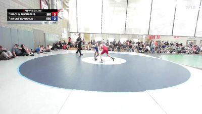 105 lbs Cons. Semi - Maclin Michaelis, Middleton Wrestling Club vs Myles Edwards, Fighting Squirrels Wrestling Club