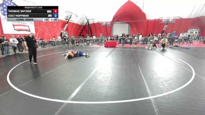 155 lbs Cons. Semis - Thomas Snyder, Mn Elite vs Colt Hoffman, Askren Wrestling Academy