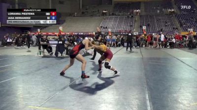 124 lbs 2nd Wrestleback (16 Team) - Lorianna Piestewa, Colorado Mesa University vs Jada Hernandez, William Jewell College