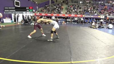 141 lbs Semis & 3rd Wb (16 Team) - Mark Samuel, Roanoke College vs Cole Becker, Augsburg