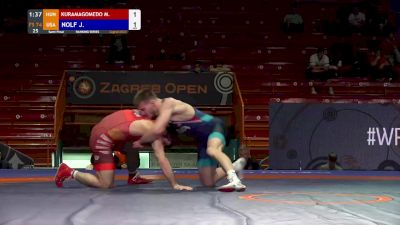 74 kg Semifinal - Jason Nolf, USA vs Murad Kuramagomedov