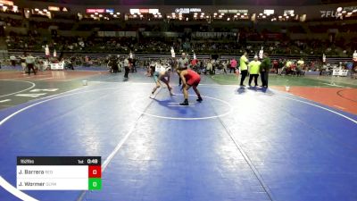 152 lbs Quarterfinal - Josiah Barrera, Red Nose Wrestling School vs Jack Wormer, Olympic