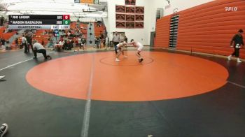 126 lbs Quarterfinal - Rio Luger, Hardin vs Mason Bazaldua, Red Lodge