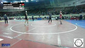 120 lbs Round Of 32 - Bailey Shaver, Empire vs Yuria Guiterrez, Woodward