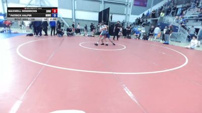 144 lbs Semis - Maxwell Hendricks, Snoqualmie Valley Wrestling Club vs Patrick Halpin, Mat Demon Wrestling Club