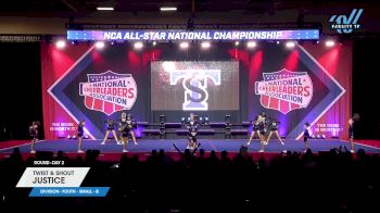 Twist & Shout - Justice [2025 L2 Youth - Small - B Day 2] 2025 NCA All-Star National Championship