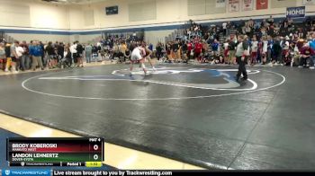 170 lbs Quarterfinal - Landon Lehnertz, Dover-Eyota vs Brody Koberoski, Mankato West