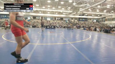 157 lbs Champ. Rd Of 16 - Cole Schumacher vs Travis Cardenas, Southwest Wrestling