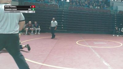 132 lbs Consolation - Ryan Ferrell, Fountain Inn vs Camden Rodd, Greer