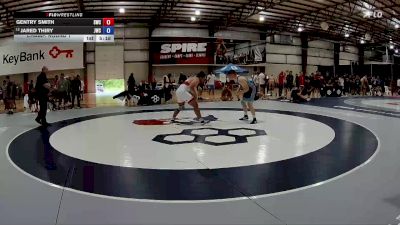 92 kg Champ. Round 1 - Gentry Smith, Southeastern Wrestling Club vs Jared Thiry, Jackrabbit Wrestling Club