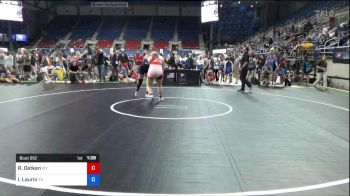 200 lbs Quarters - Rebecca Oetken, Wyoming vs Irelynn Laurin, Tennessee