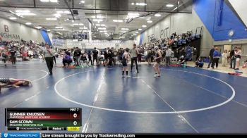 96 lbs Quarterfinal - Gunner Knudsen, Sanderson Wrestling Academy vs Sam Scown, Stallions Wrestling Club