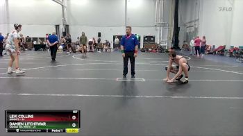 157 lbs Round 7 (8 Team) - Levi Collins, Bandits vs Damien Litchtwar, Savage WA White