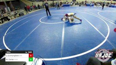 85 lbs Consi Of 4 - Jackson Cunnyngham, Oklahoma Wrestling Academy vs Maximus Carter, R.A.W.