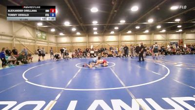 57 lbs Rr Rnd 1 - Alexander Orellana, DoughBoy WC - HSE vs Tommy Oswald, Steller Trained Cad Bane - HSE