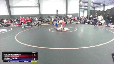 157 lbs Cons. Round 2 - Colby McDermott, Outlaw Wrestling Club vs Elijah Leader, Washington