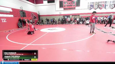 74 lbs 3rd Place Match - Eva Marquis, Victory Wrestling-Central WA vs Fabian Figueroa, Warden Elite Wrestling