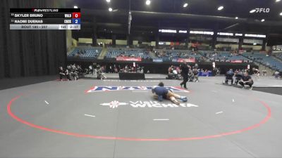 207 lbs Cons. Round 2 - Naomi Duenas, Cumberlands vs Skyler Bruno, Waldorf