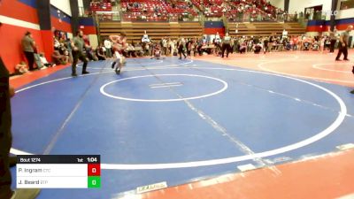 112 lbs Final - Parker Ingram, Cleveland Takedown vs Jayden Beard, Tulsa Blue T Panthers