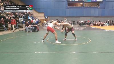 2 - 215 lbs Quarterfinal - Christopher Floyd, Martinsville vs Brayden Agnese, Poquoson