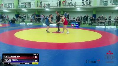 73kg Round 1 - Caitlyn Midlane, Ukee Storm Wrestling vs Taylor Pruyn, L`Essor WC