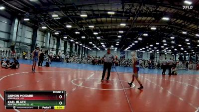 130 lbs Rd# 2 10:30am Friday - Jaimon Mogard, Iowa Black vs Kael Black, New England United