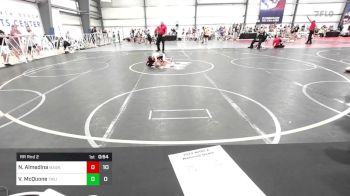 60 lbs Rr Rnd 2 - Noah Almedina, Mat Assassins Gray vs Vincent McQuone, Triumph Maize