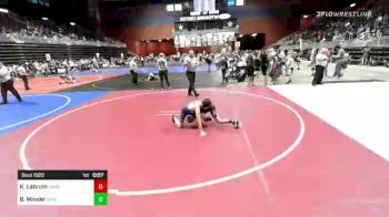 86 lbs Consi Of 4 - Koen Labrum, Carbon WC vs Bode Minder, Governor Wrestling