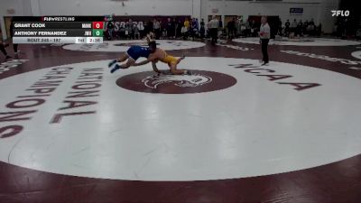 197 lbs 3rd Place Match - Grant Cook, Minnesota State Mankato vs Anthony Fernandez, Johnson & Wales