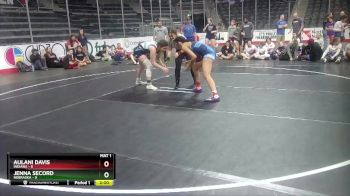W 138 lbs Round 1 (4 Team) - Aulani Davis, Indiana vs Jenna Secord, Nebraska