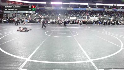60 lbs Round Of 16 - Clayton Aleksick, King Select Wr Ac vs Victor Frayre, Alpha Academy