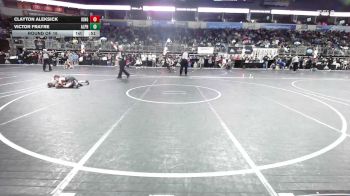 60 lbs Round Of 16 - Clayton Aleksick, King Select Wr Ac vs Victor Frayre, Alpha Academy