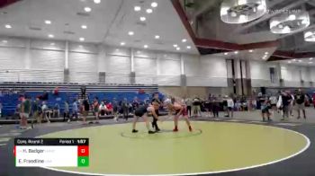 173 lbs Cons. Round 2 - Henry Badger, Lawrence North Wrestling Club vs Ethan Freedline, Unattached