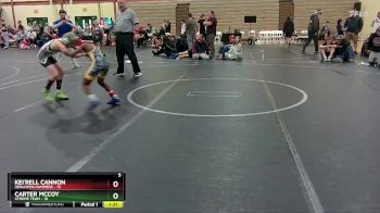 80 lbs Finals (2 Team) - Carter McCoy, Xtreme Team vs Kei`Rell Cannon, Henlopen Hammers