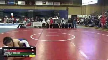 152 lbs Champ. Round 1 - Anthony Dierock, Arvada West vs Lukas Booth, Erie