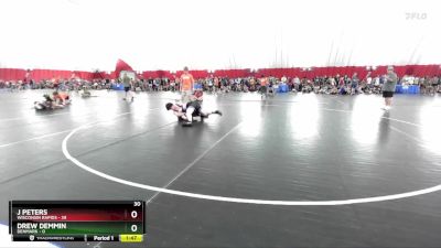 150 lbs Round 3 (6 Team) - Drew Demmin, Denmark vs J Peters, Wisconsin Rapids