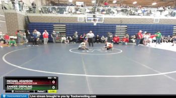 75 lbs Champ. Round 1 - Michael Adamson, Ontario Animals Wrestling Club vs Zander Gremling, Legacy Wrestling Academy