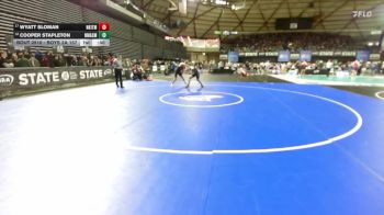 Boys 2A 157 lbs Cons. Round 2 - Cooper Stapleton, North Mason vs Wyatt Sloman, North Kitsap