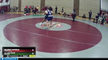 285 lbs Cons. Round 4 - Delbert Navrkal, Spring Valley vs Uluaki Palei, Cheyenne