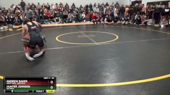 24 lbs Round 2 - Andrew Baker, West Fork, Sheffield vs Hunter Johnson, Oelwein