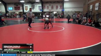 8 lbs Cons. Semi - Sebastian Caudillo, Fort Madison Wrestling Club vs Jaxx Meyer, Camp Point Youth Wrestling