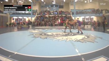 150 lbs Cons. Round 6 - Cord Williams, Blackfoot High School vs Logan Marshall, Snake River