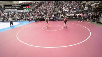 3A 190 lbs Cons. Round 1 - Christopher Fields, Grantsville vs Caden Kerrigan, Juan Diego