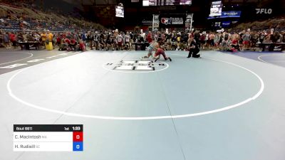 138 lbs Cons 64 #2 - Colby MacIntosh, MA vs Houston Rudisill, SC