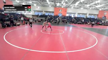 157 lbs Champ. Round 2 - Silvan Unger, Wesleyan (CT) vs Andrew Pratt, Trinity (CT)